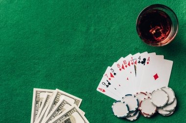 mog77 Texas Hold'em Bonus initial bet screen showing Ante and table selection